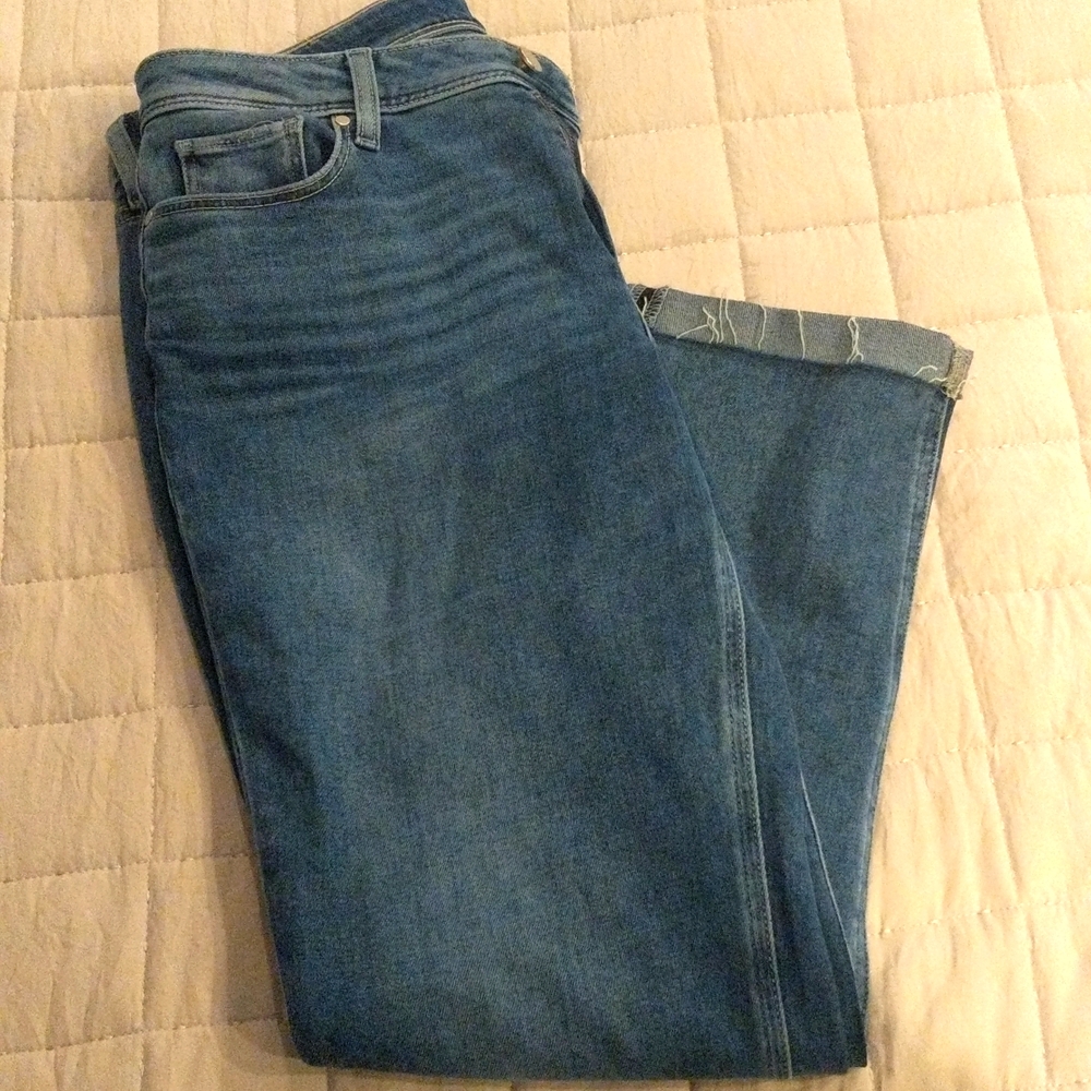 Paige ankle jeans with spandex  size 29. Straight leg